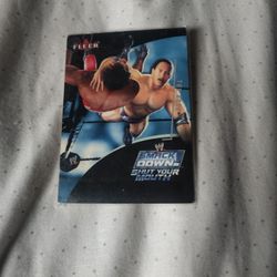 Fleer Smack Down The Rock Card