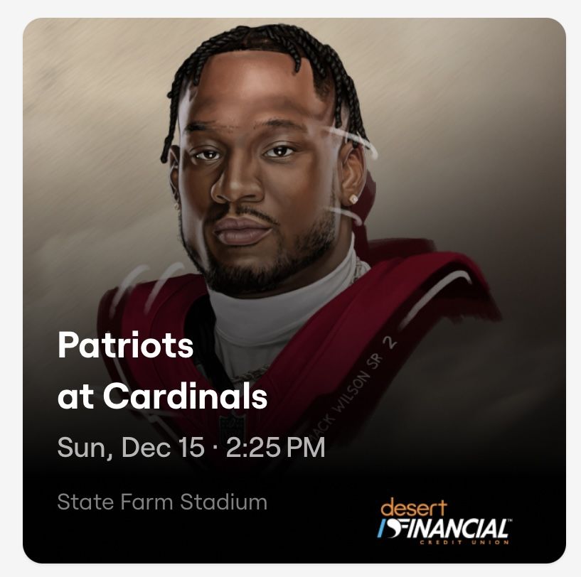 Cards Vs Patriots Game