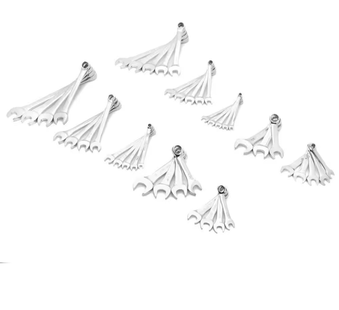 SAE and Metric Combination Wrench Set (44-Piece)