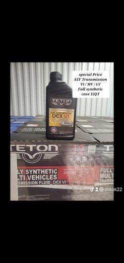 Special Price ATF Transmission VI Drexon MV LV Full Synthetic 