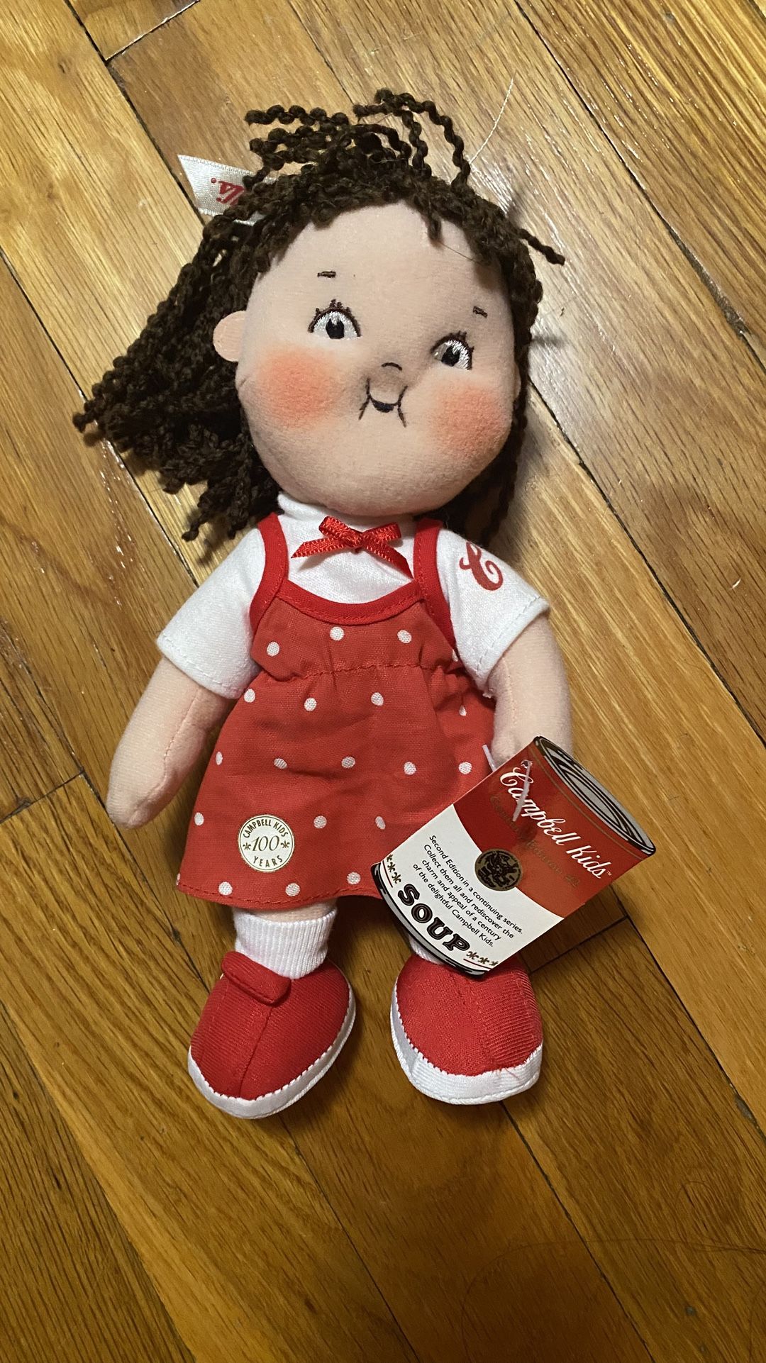 Cambell's Soup Kids 100 Years Plush Girl Doll Century Edition 2004