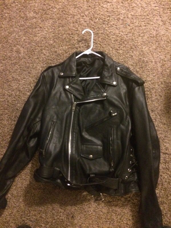 Hot leathers motorcycle jacket