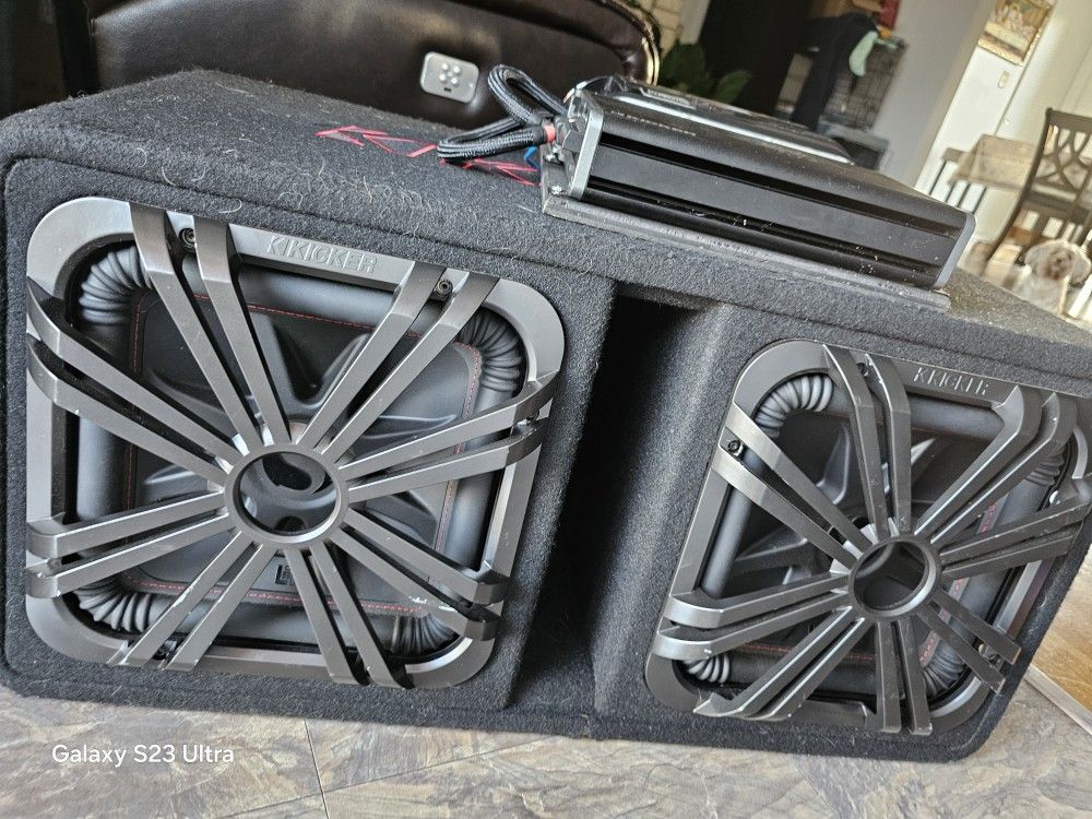 Kicker Solo Baric L7 12 And Amplifier 