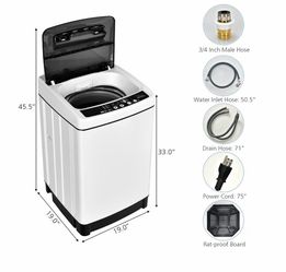 Portable apartment washing machine
