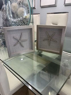 Starfish Shadow Box Wall Art Set of 2