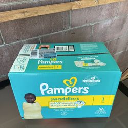 Pampers Swaddlers Diapers, Size 1,