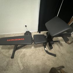 Weider Workout Bench And Weights