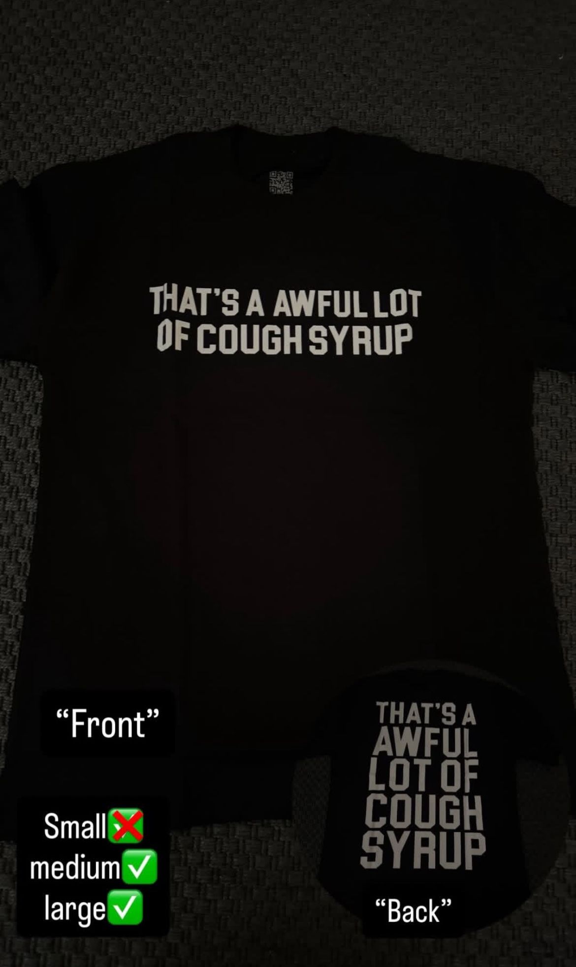 Awful Lot Of Cough Syrup