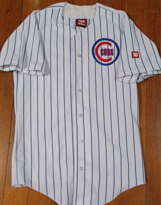 Vintage Chicago Cubs Jersey Wilson Brand Number 10 Stitched Sosa Santo