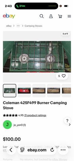 Coleman Camp Stove
