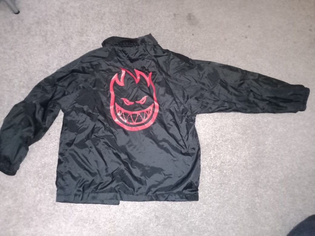 Spitfire Windbreaker Jacket Kids Size Medium