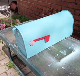 Refinished Metal Mailbox for sale