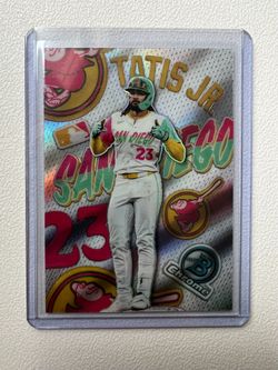 Fernando Tatis Jr. Bowman Chrome Patwork
