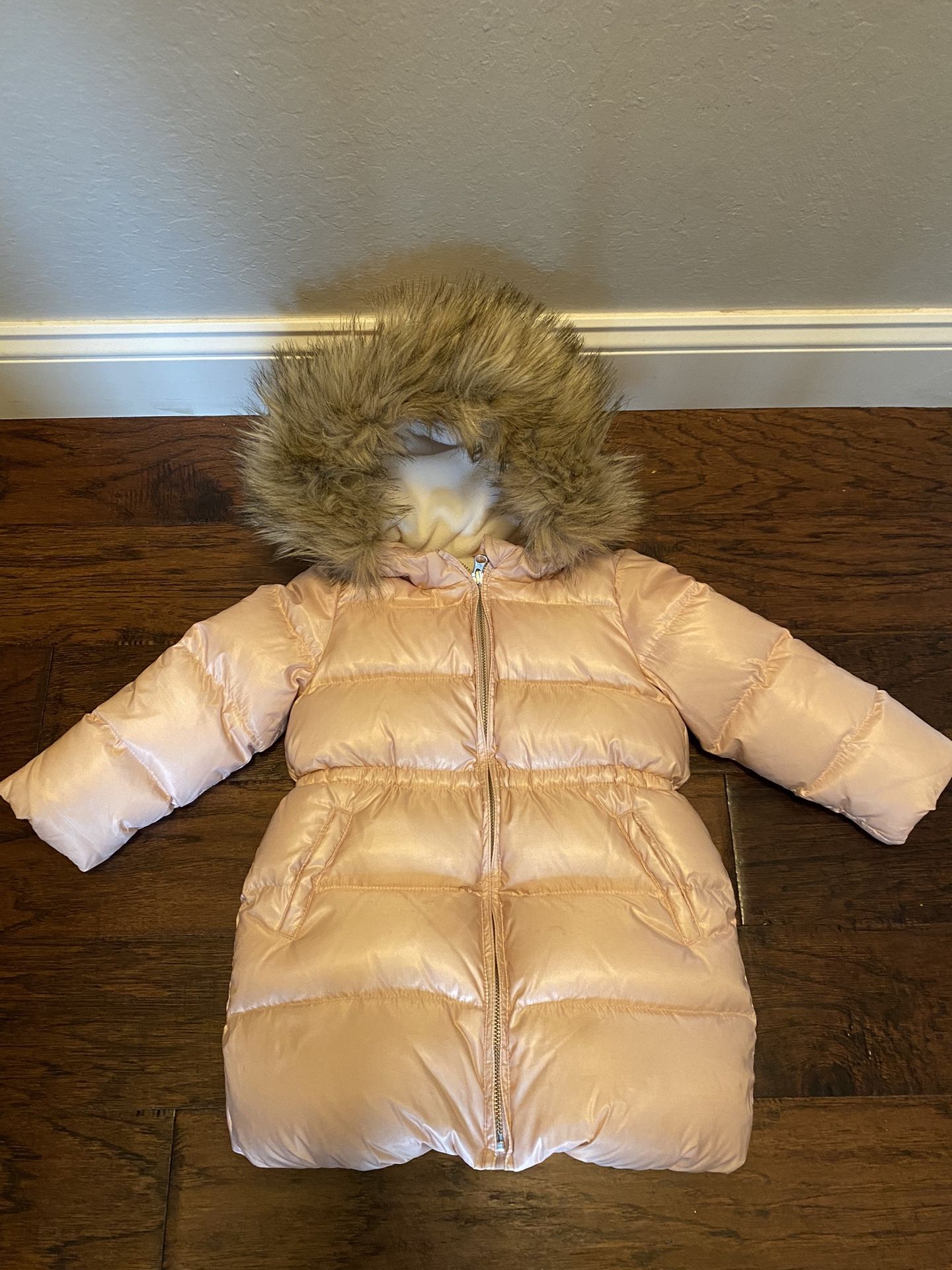 Girls Puffer Parka Size 4