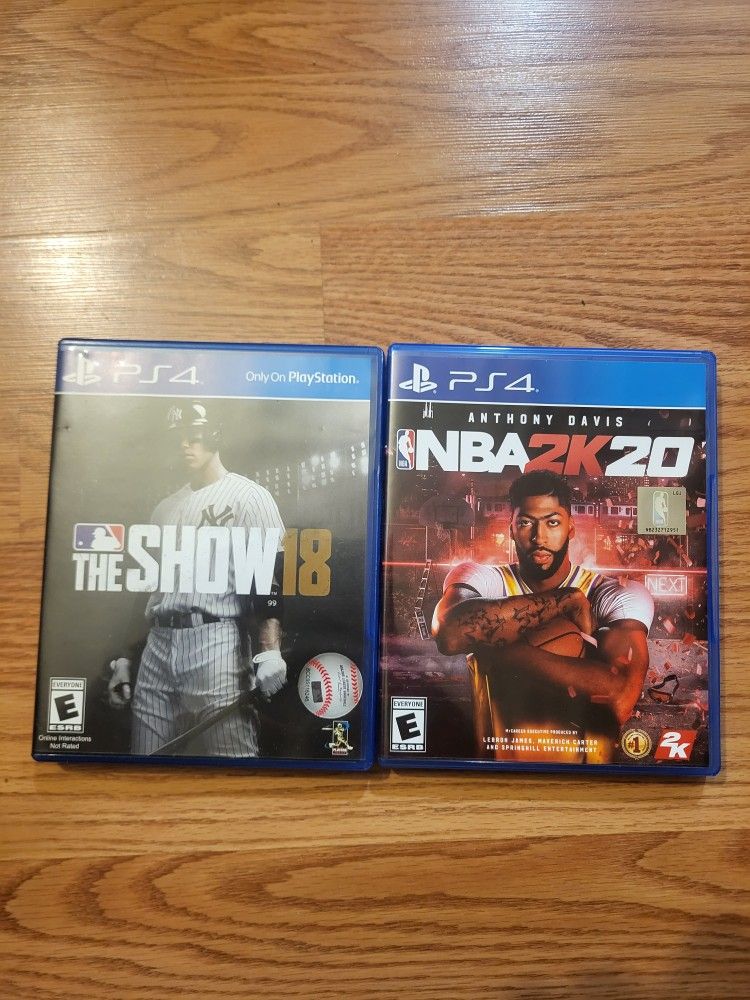 Two PS4 games