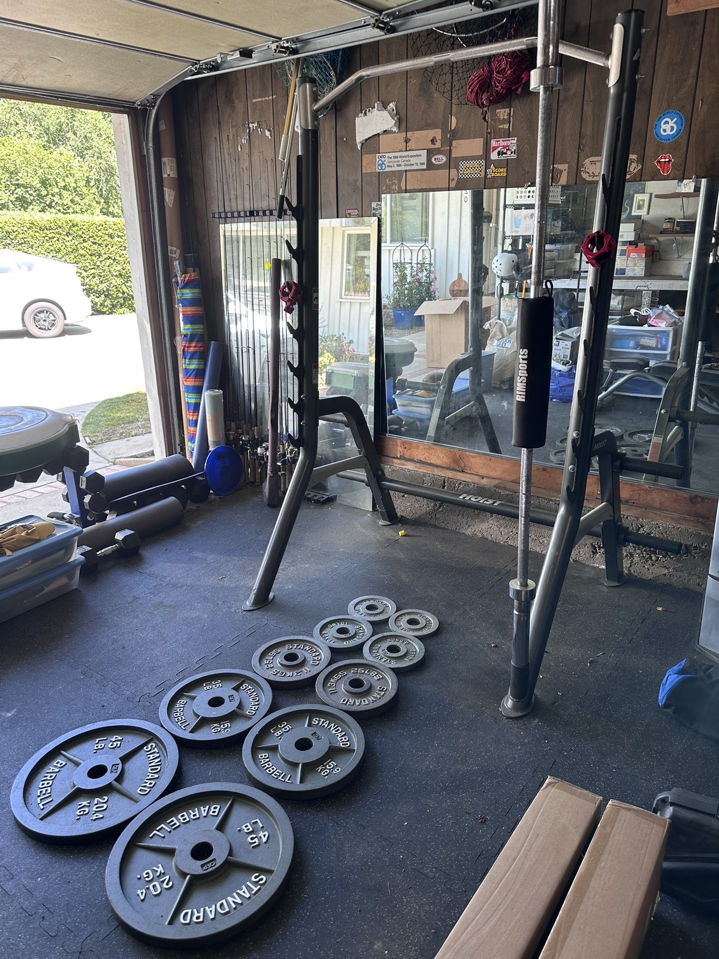 Home Gym Rack And Weights