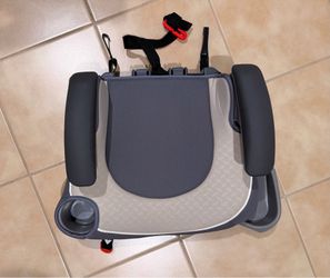 Graco Booster Car Seat with Armrests/Cup Holder/Hide-away Storage