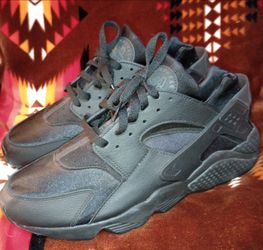 Men's Nike Air Huarache Triple Black