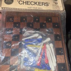 Vintage 1977 Challenger Checkers Made In USA BY SCA  INC 
