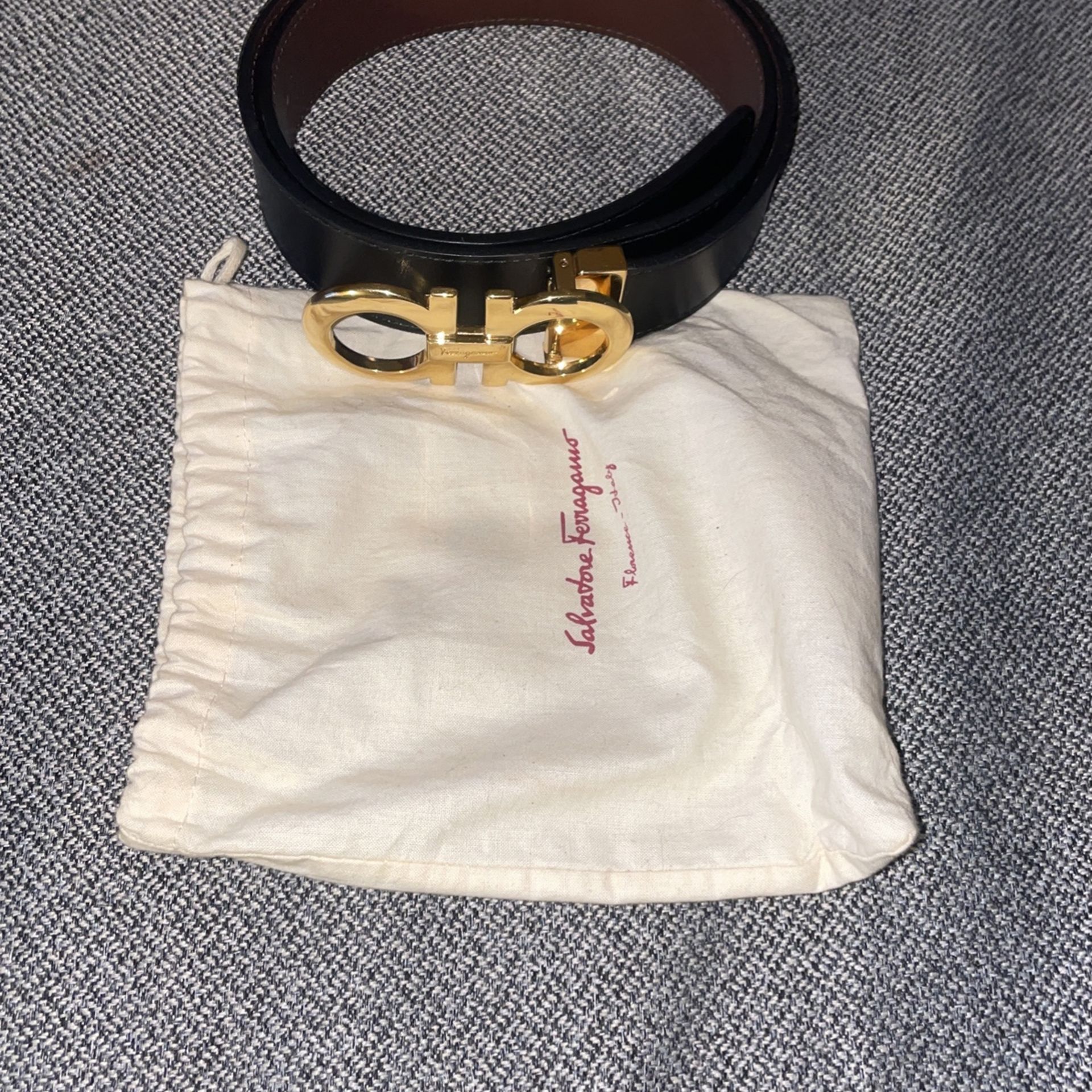 Unisex Reversable Salvatore Ferragamo Belt