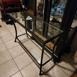Glass Sofa Table