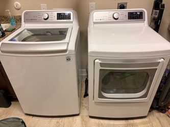 LG Direct Drive 5.0 cu ft Washer & LG Sensor Dry Electric Dryer White $500 or best offer