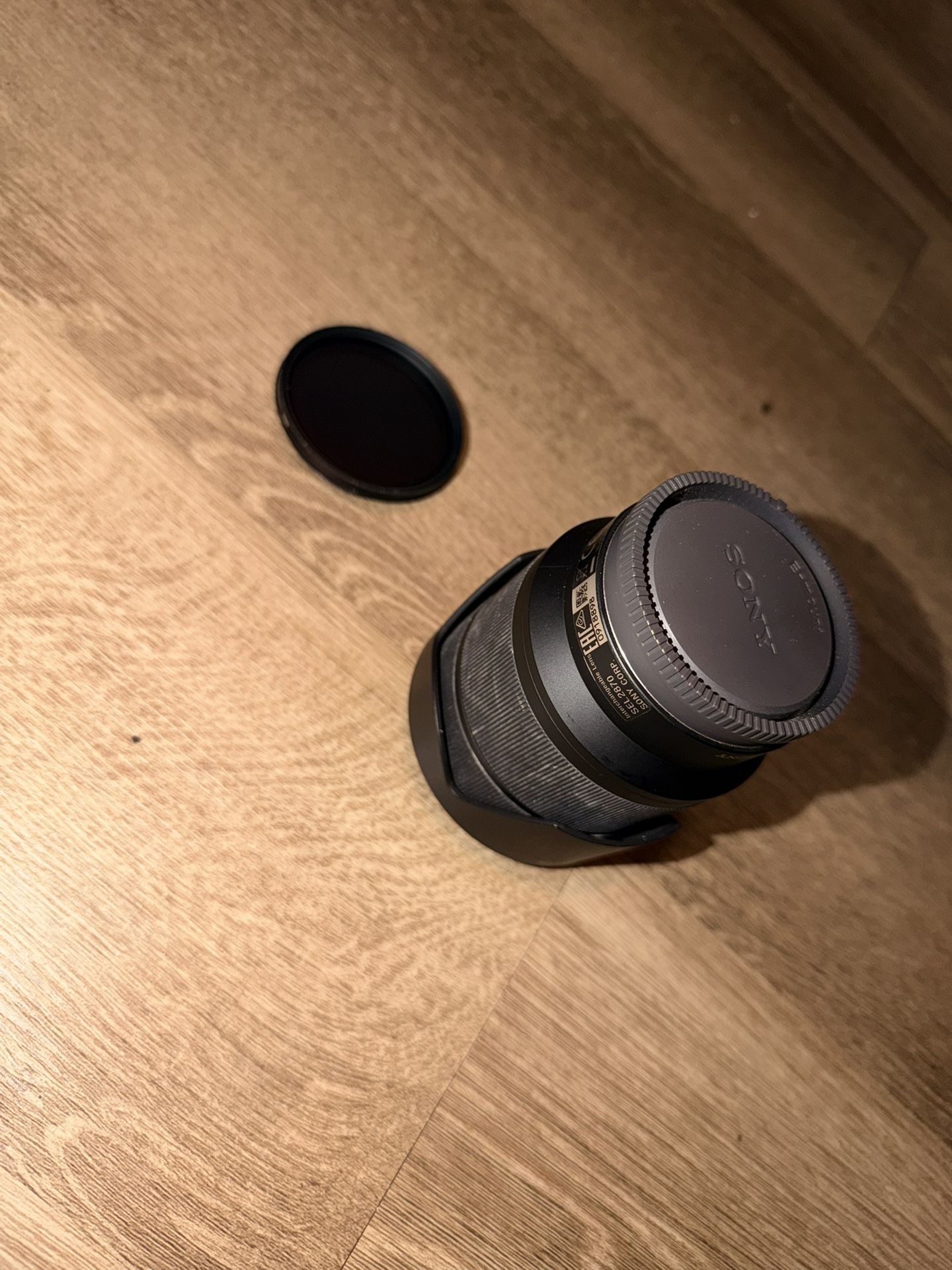 Sony 28-70mm Kit Lens W/ Variable ND Filter