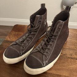NEW Converse Brown Wool SIZE 10