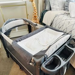 Baby Trend Infant/Toddler Crib w/ Changing Table – $25