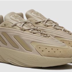 NEW Adidas Ozelia Men Size 9 Casual Lifestyle Shoe Beige Tan Sneaker Trainer