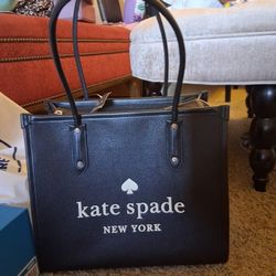 XL Black Kate Spade Purse 