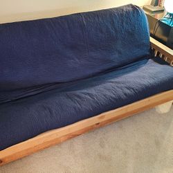 Wood Futon - Couch/Bed - Full Size