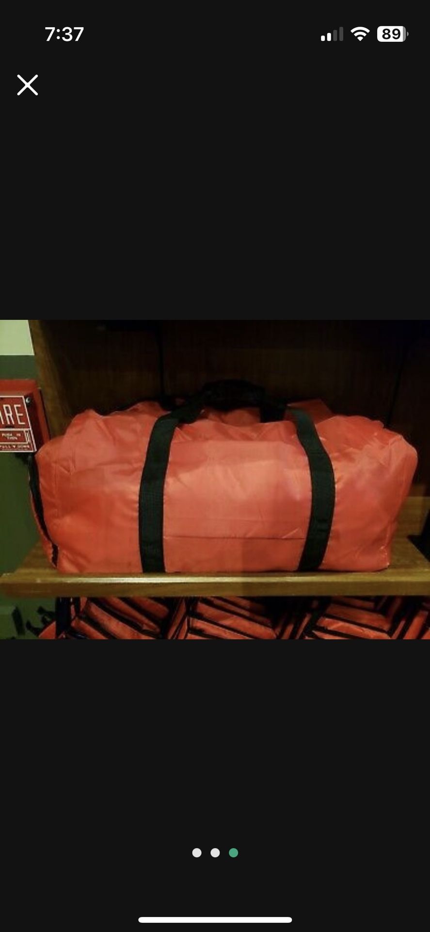Universal Studios Duffle Bag