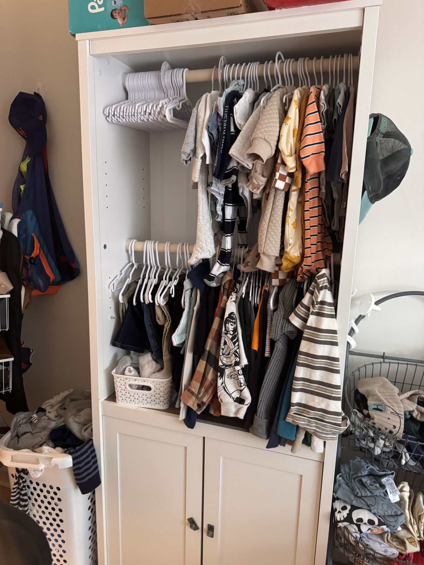 DIY Infant/Toddler Closet 