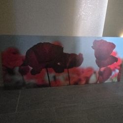 Lage 4ft Long Flower Canvas New