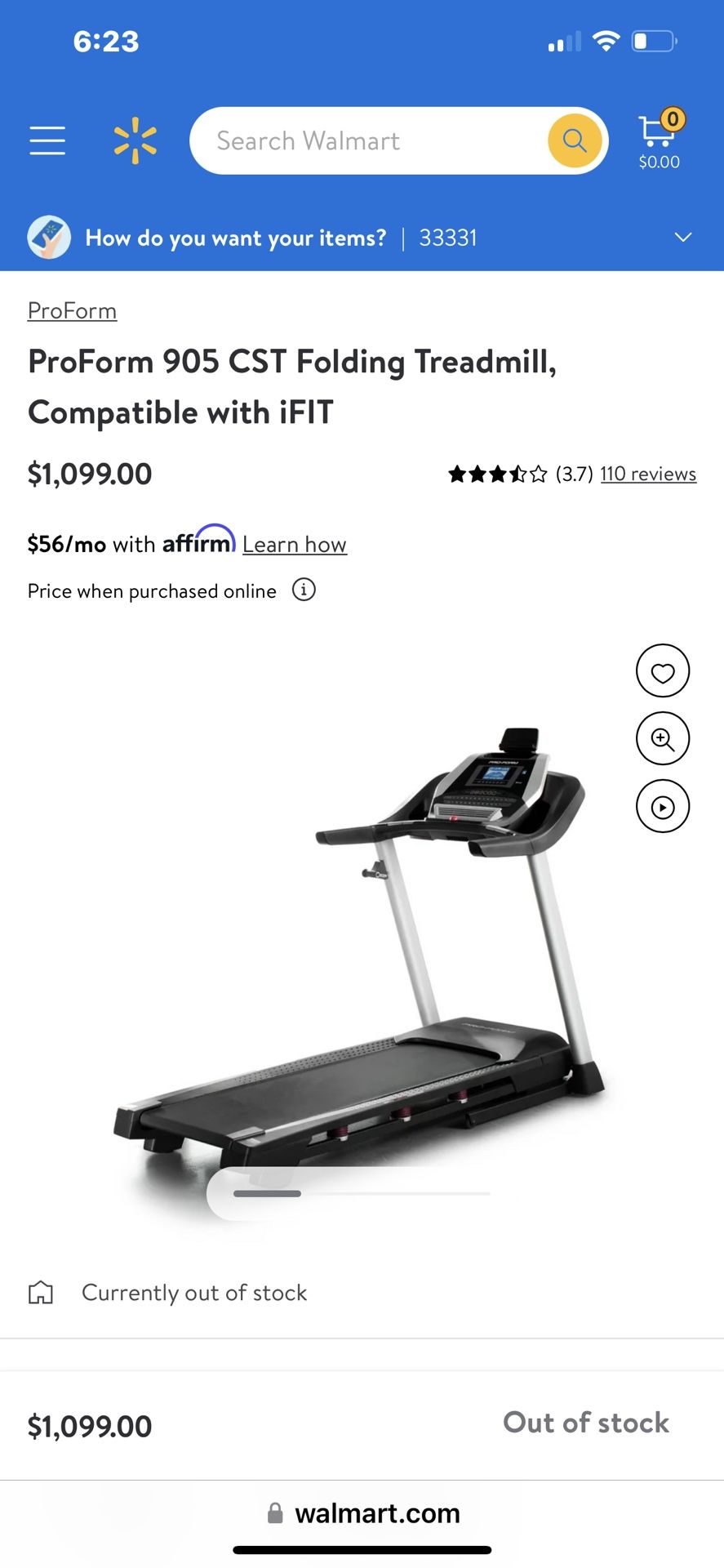 Treadmill PROFORM 905 CST