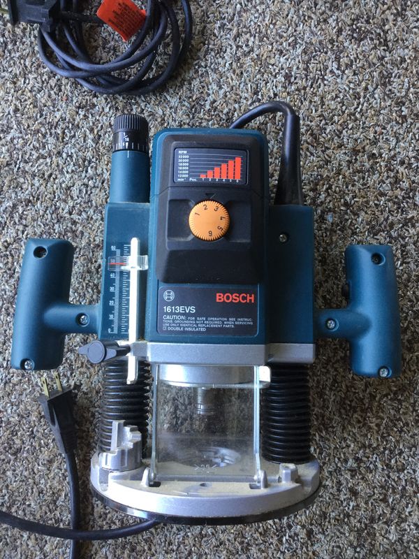 BOSCH 1613 EVS plunge router for Sale in Novato, CA OfferUp