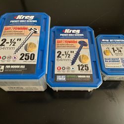 Kregg Indoor And Outdoor Screws