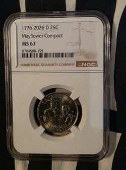 1776–2026 D Mayflower Compact Quarter