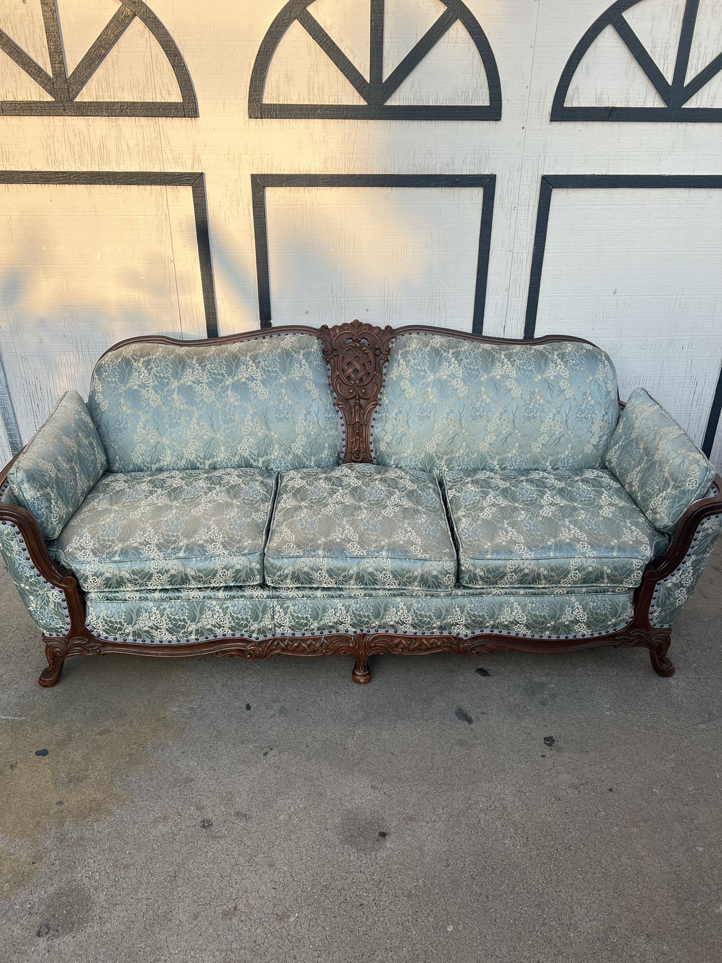 Antique Sofa And Arm Chair