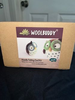 Woolbuddy Needle Felting Owl Kit – Unopened & Sealed
