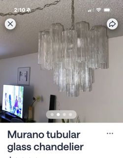 Murano Tubular Chandelier