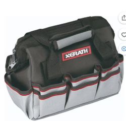 KAPAS 14inch Wide Soft Multi-Functional Tool Bag Gate Mouth