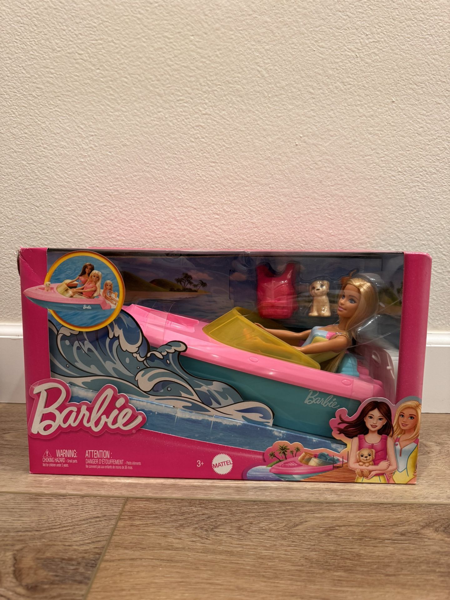 Barbie Doll + Boat Playset 