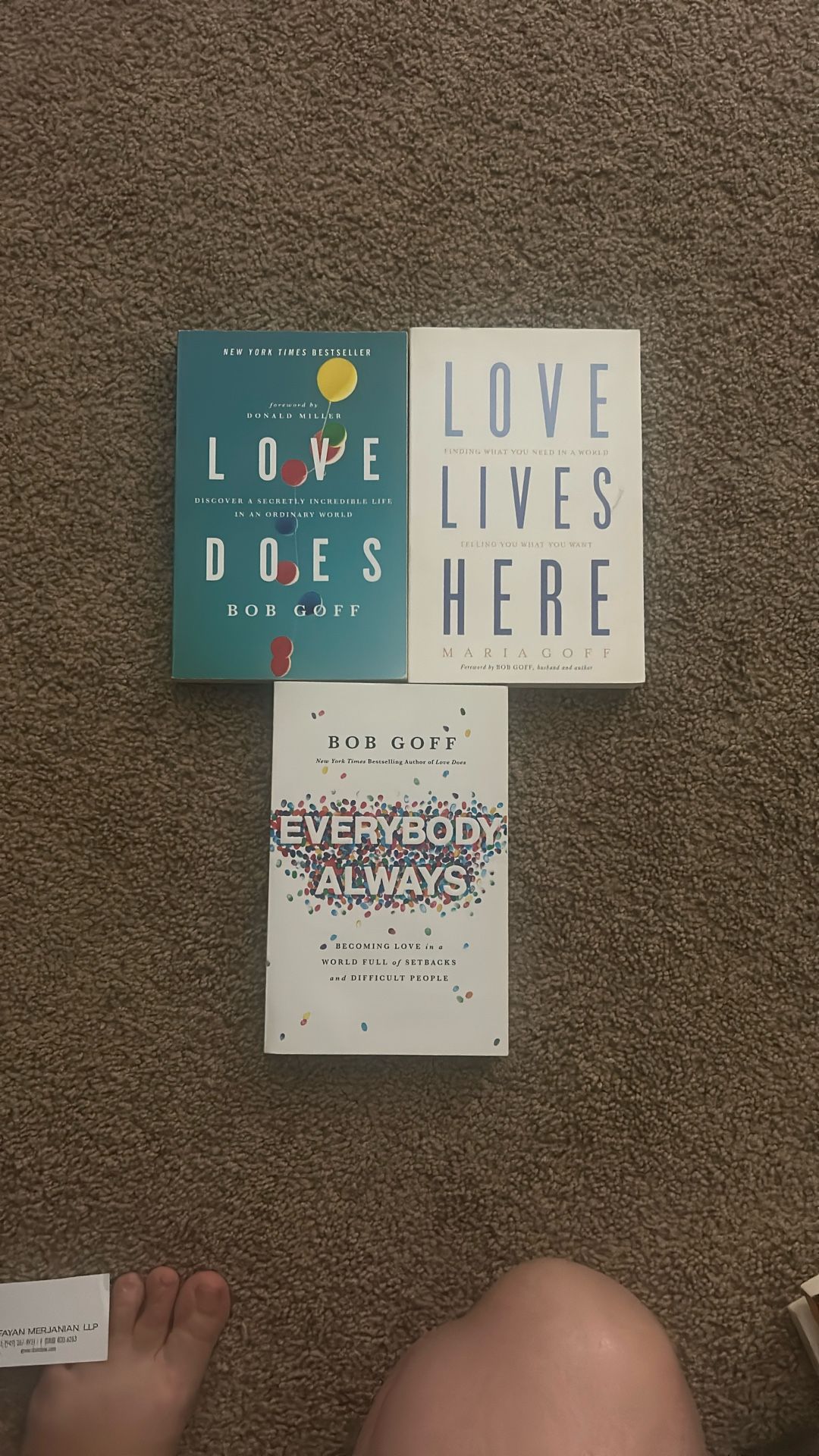 Bob Goff Book Set
