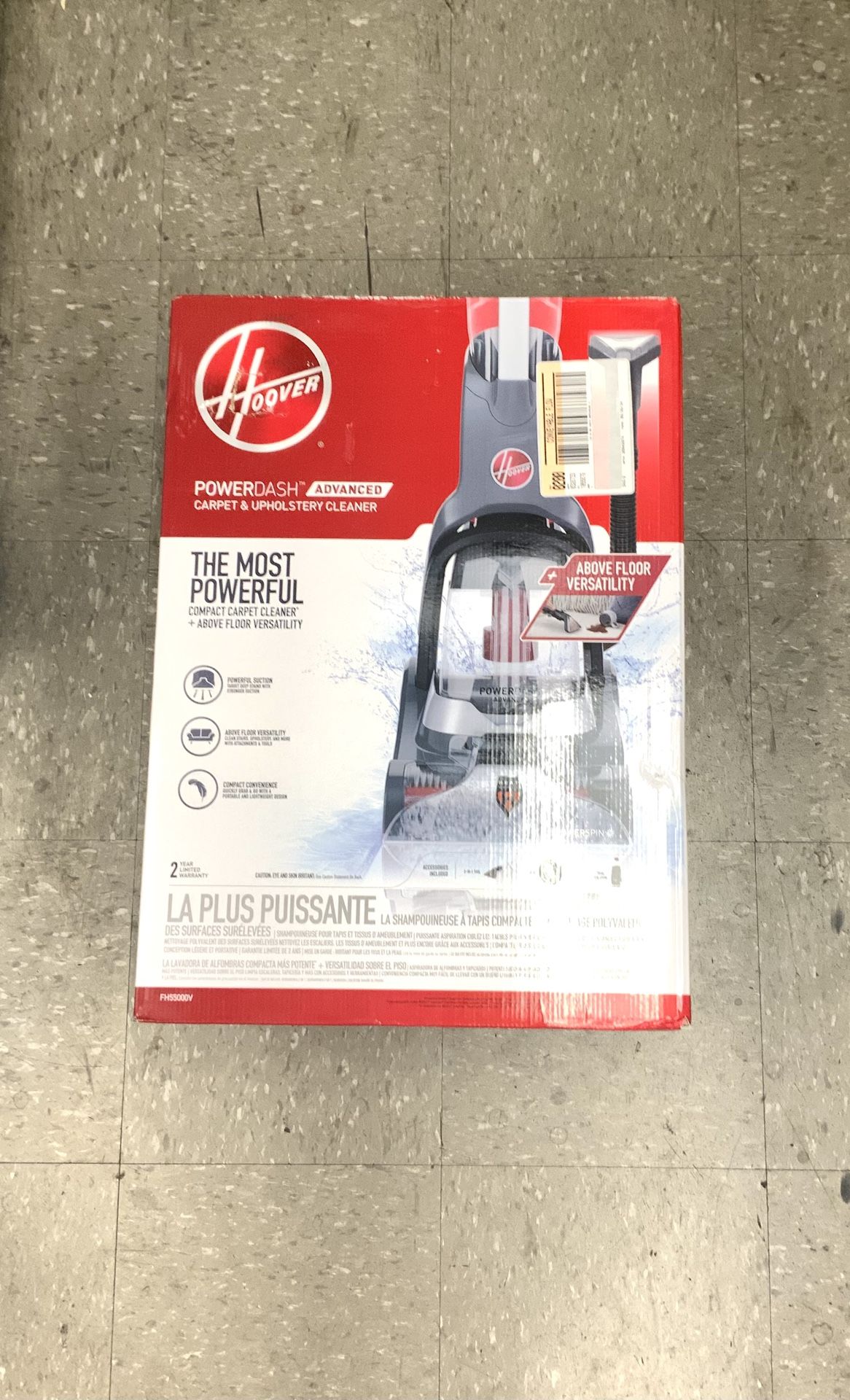New Hoover Powerdash Advanced Carpet Upholstery Cleaner Powerful Suction Floor Compact Vaccum Tool Home Shampoo Machine Washer Scrub Auto Brush