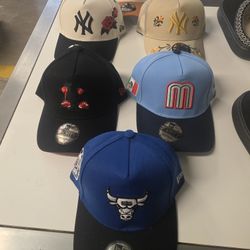 New Era caps, $20 each