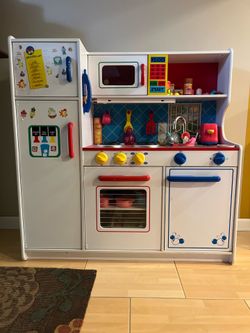 Kids play kitchen with accessories