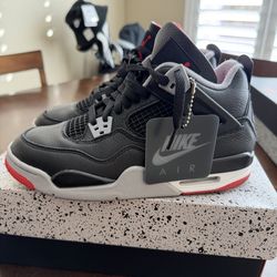 Jordan 4 Bred Reimagined Size 6.5 GS Youth