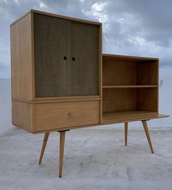 Incredible Mid Century Paul Mccobb Modular Cabinet, Drawer And Shelf Set For Planner Group